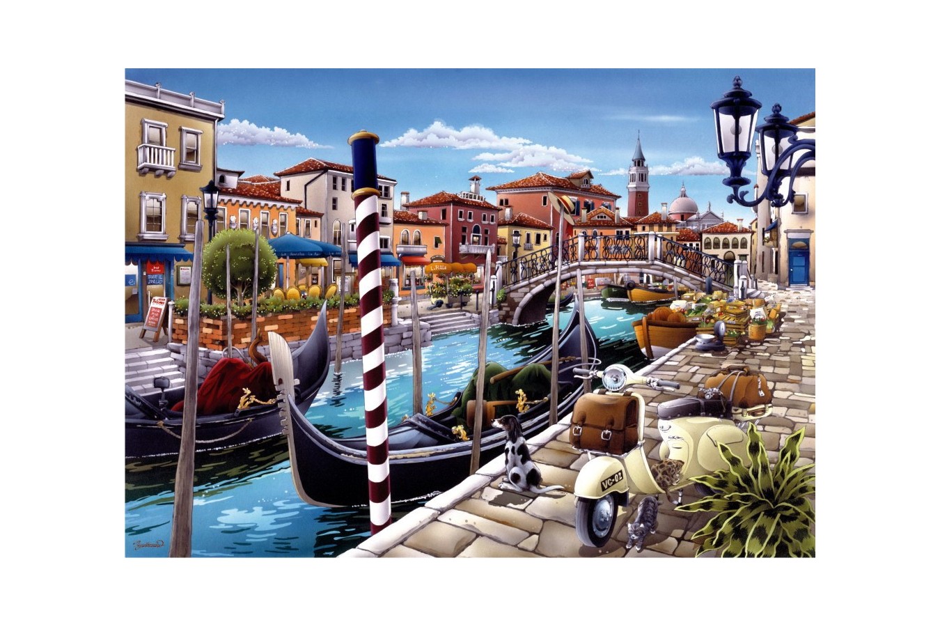 Puzzle Anatolian - Venetian Canal, 1500 piese (4532)