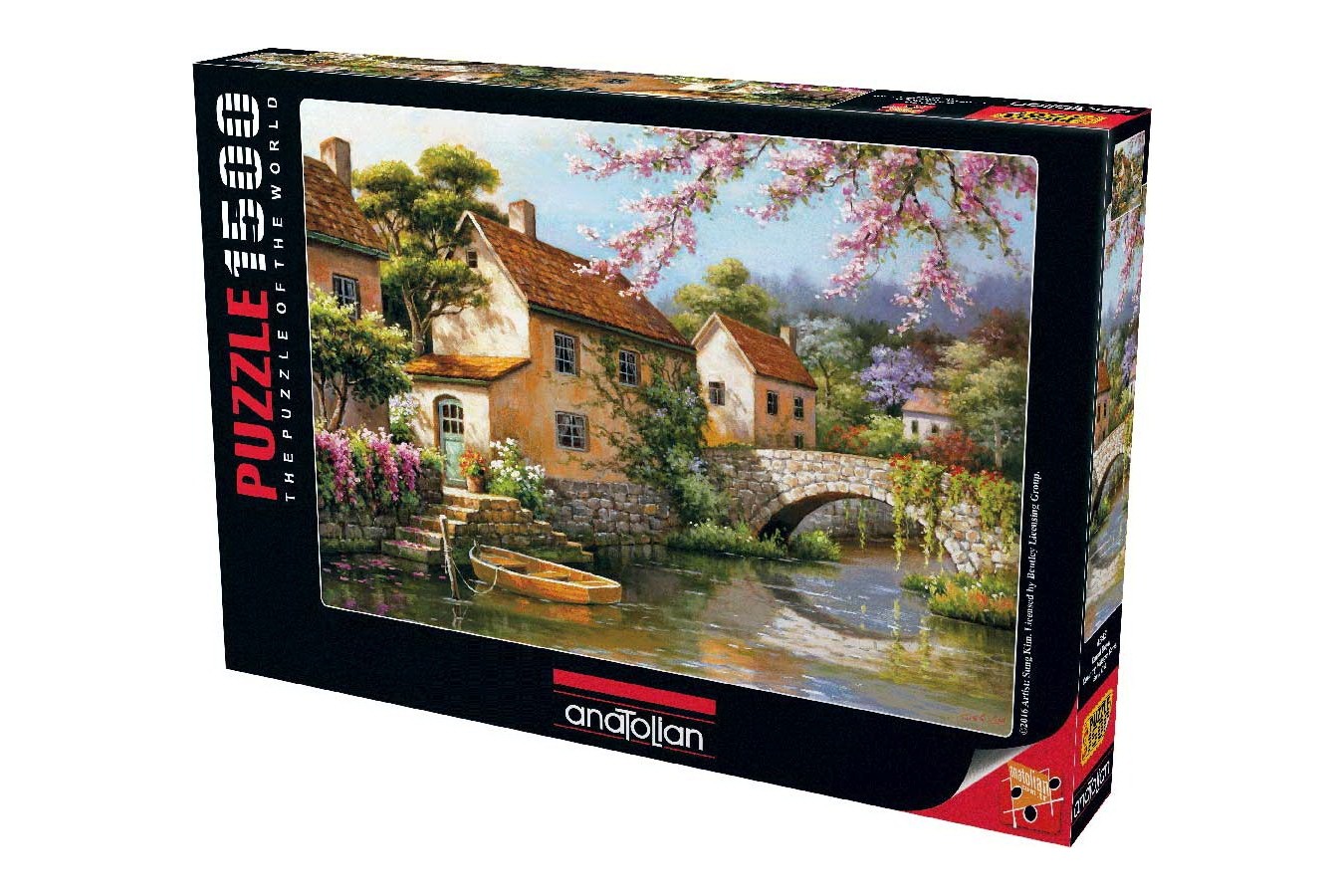 Puzzle Anatolian - Country Village Canal, 1500 piese (4543)