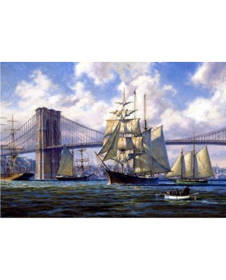 Puzzle Anatolian - Violette Passing Brooklyn, 2000 piese (3923)