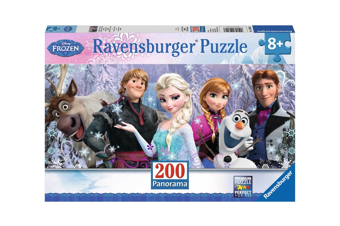 Puzzle Ravensburger - Frozen Panorama Inghetata, 200 piese (12801)