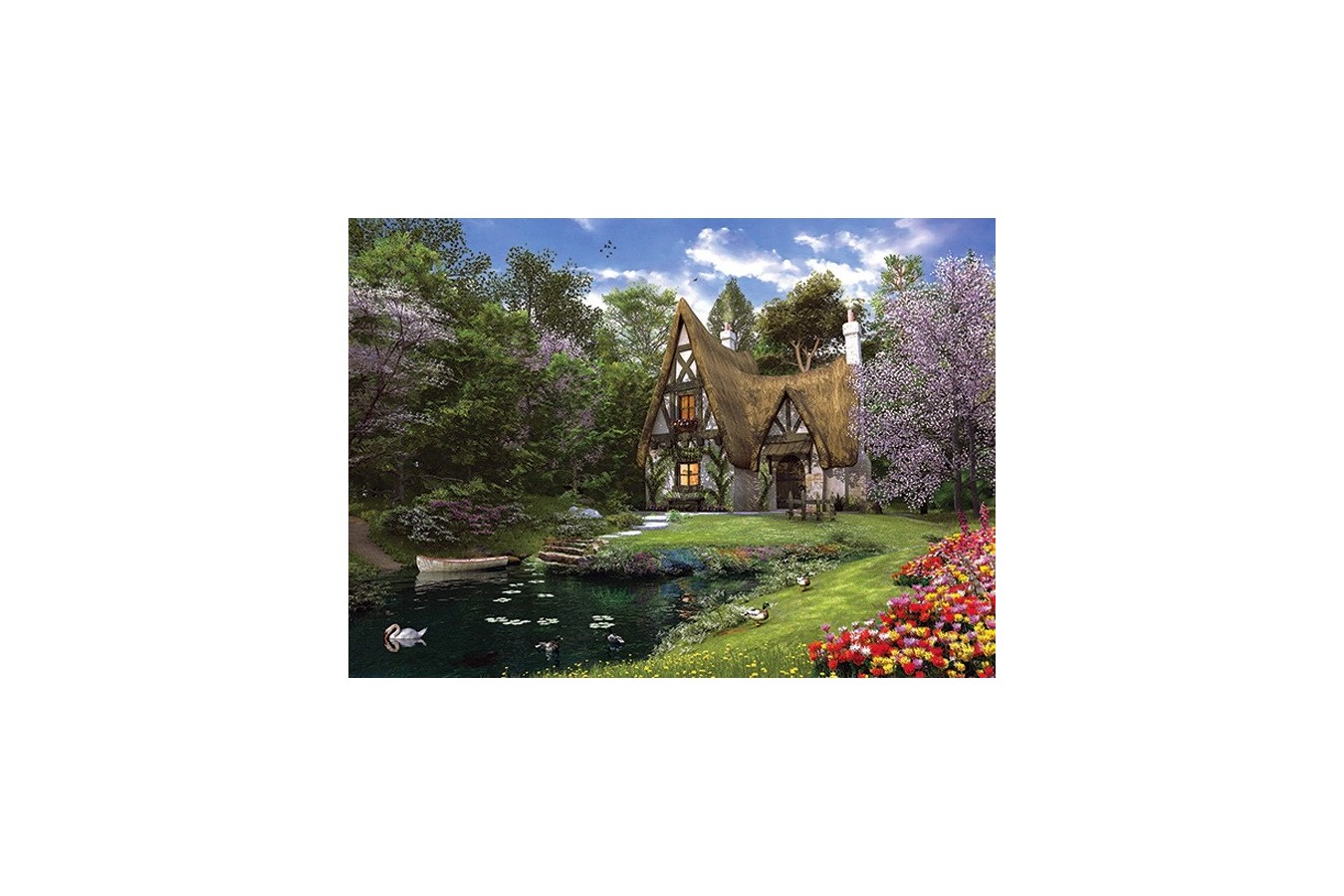 Puzzle Anatolian - Spring Lake Cottage, 3000 piese (4900)