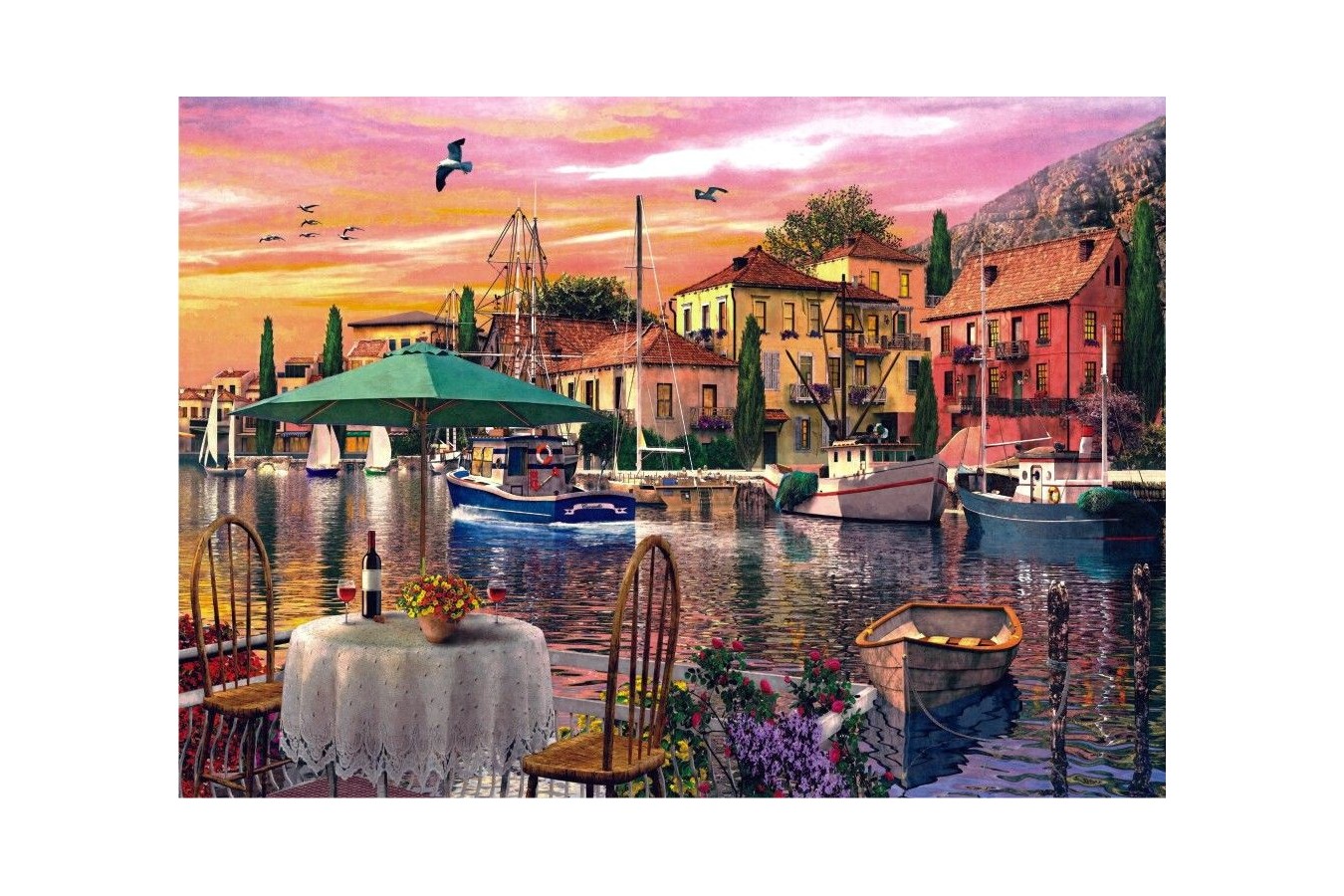 Puzzle Anatolian - Sunset Harbour, 3000 piese (4905)