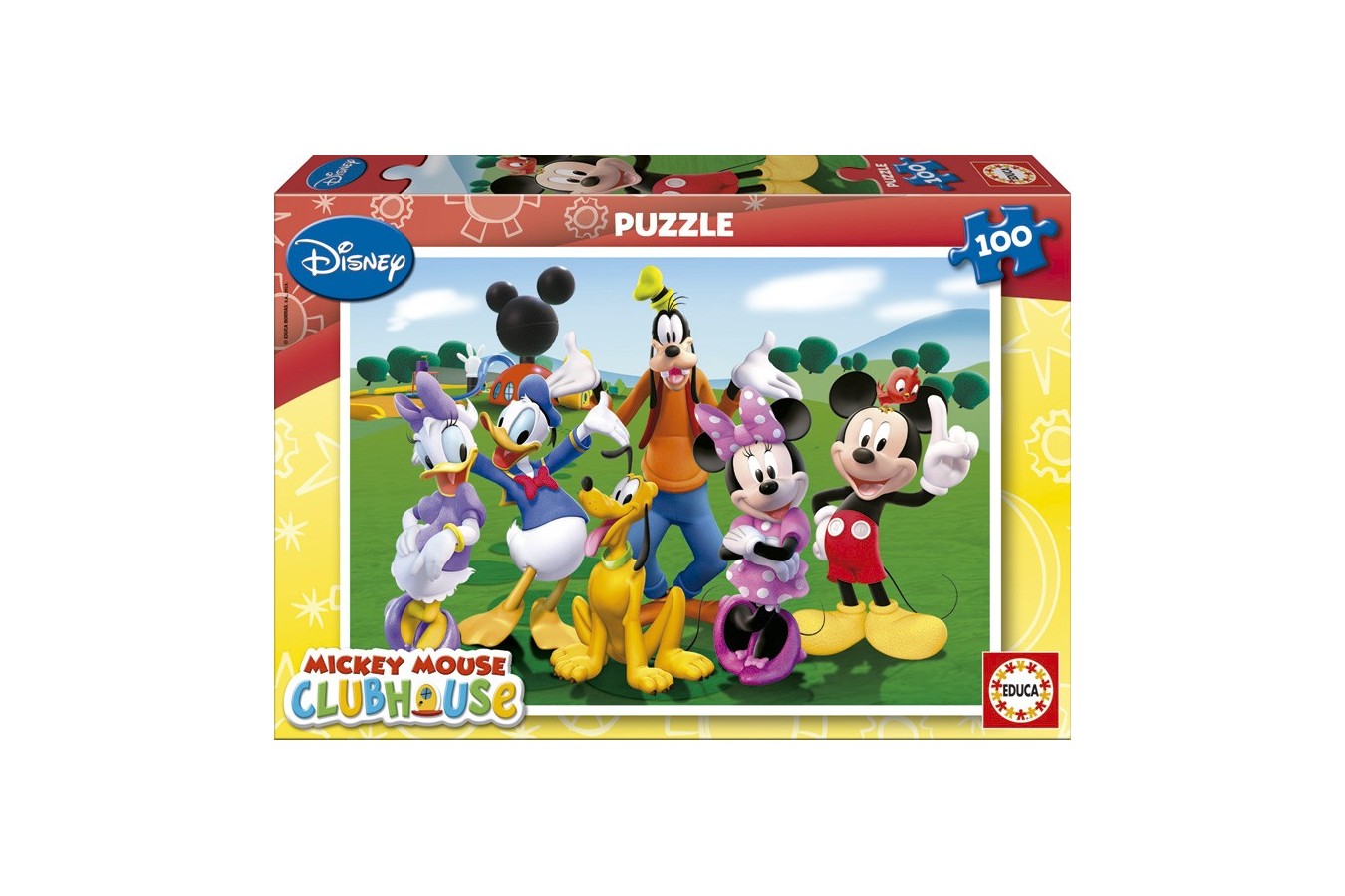 Puzzle Educa - Mickey Mouse in the Garden, 100 piese (14209)