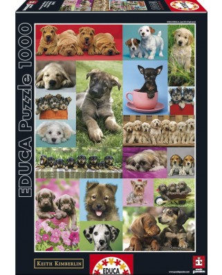 Puzzle Educa - Little Dogs, 1000 piese (14441)