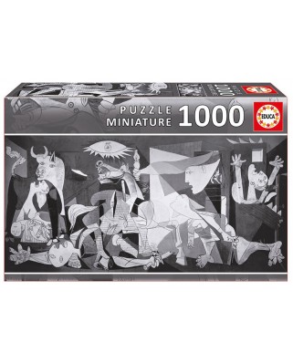 Puzzle mini Educa - Pablo Picasso: Guernica, 1000 piese, include lipici puzzle (14460)