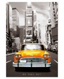 Puzzle Educa - Taxi nr. 1 New York, 1000 piese, include lipici puzzle (14468)