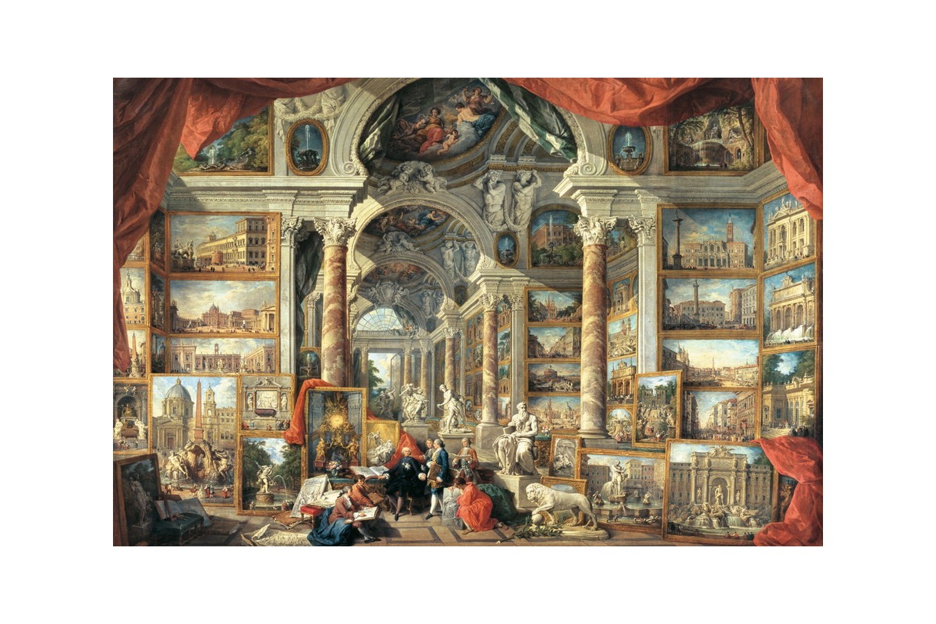 Puzzle Ravensburger - Paolo Panini: Giovani Paolo Panini - Roma Moderna, 5000 piese (17409)