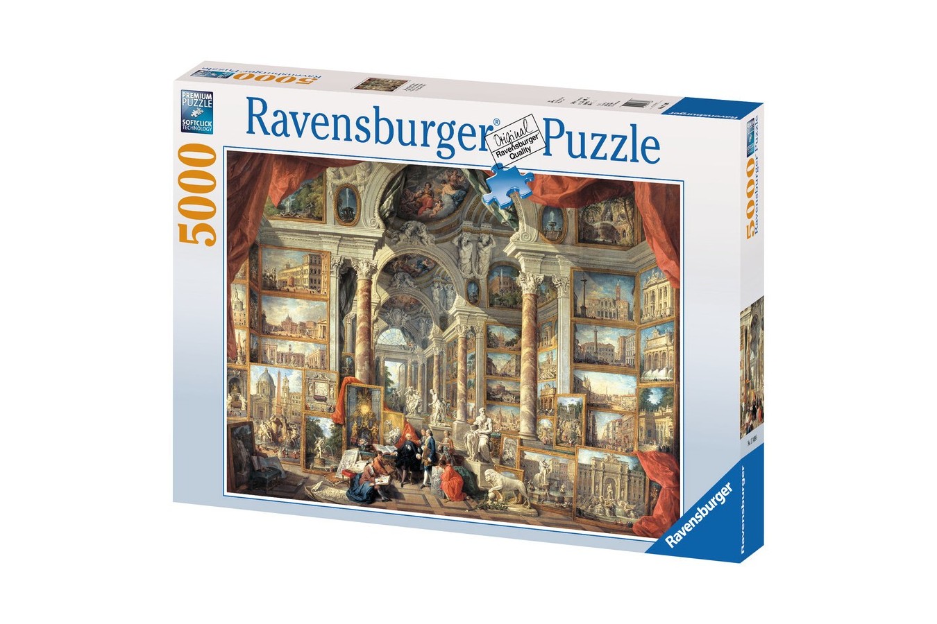 Puzzle Ravensburger - Paolo Panini: Giovani Paolo Panini - Roma Moderna, 5000 piese (17409)