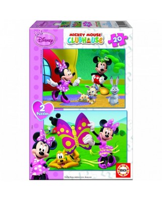Puzzle Educa - Mickey and his Friends: Minnie, 2x20 piese (15135)