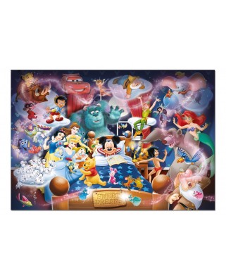 Puzzle Educa - Disney Family: Mickey's Dream, 1000 piese, include lipici puzzle (15190)