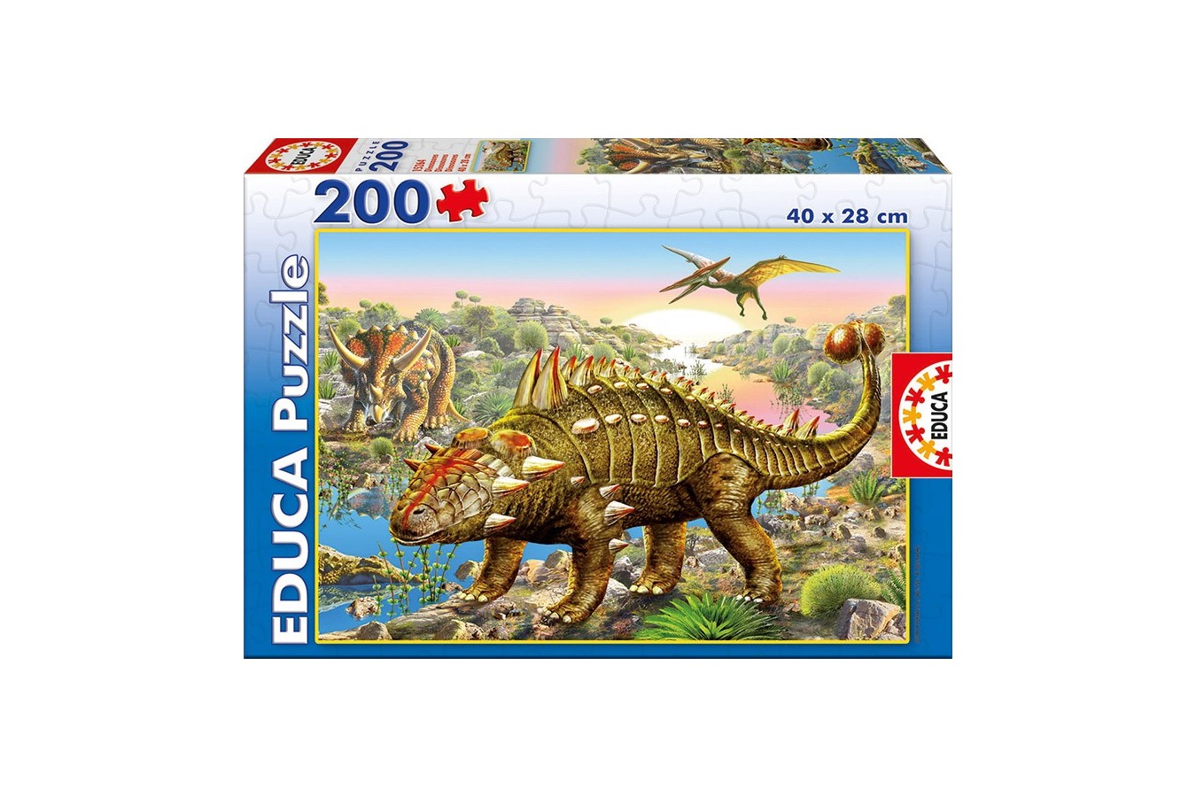 Puzzle Educa - Dinosaurs, 200 piese (15264)