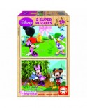 Puzzle din lemn Educa - Mickey and his Friends: Minnie, 2x16 piese (15278)
