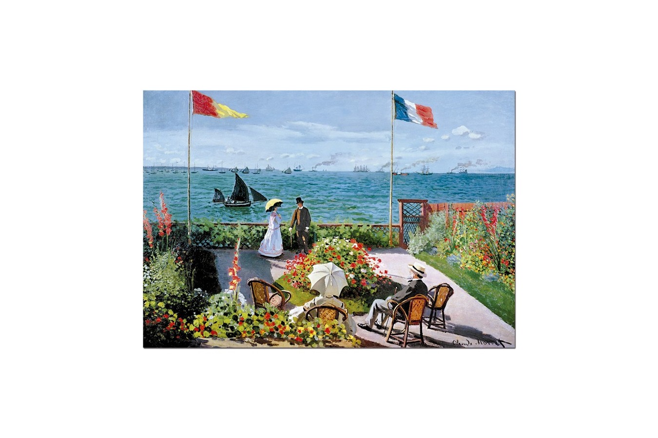 Puzzle Educa - Claude Monet: Saint-Adresse Terrace, 2000 piese (15537)