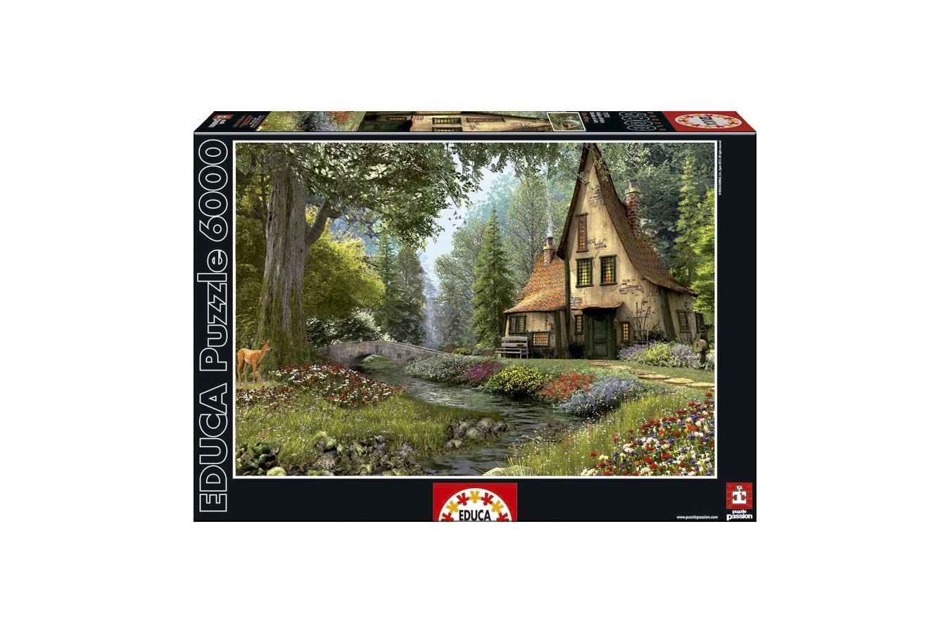 Puzzle Educa - Dominic Davison: Fairytale House, 6000 piese (15543)