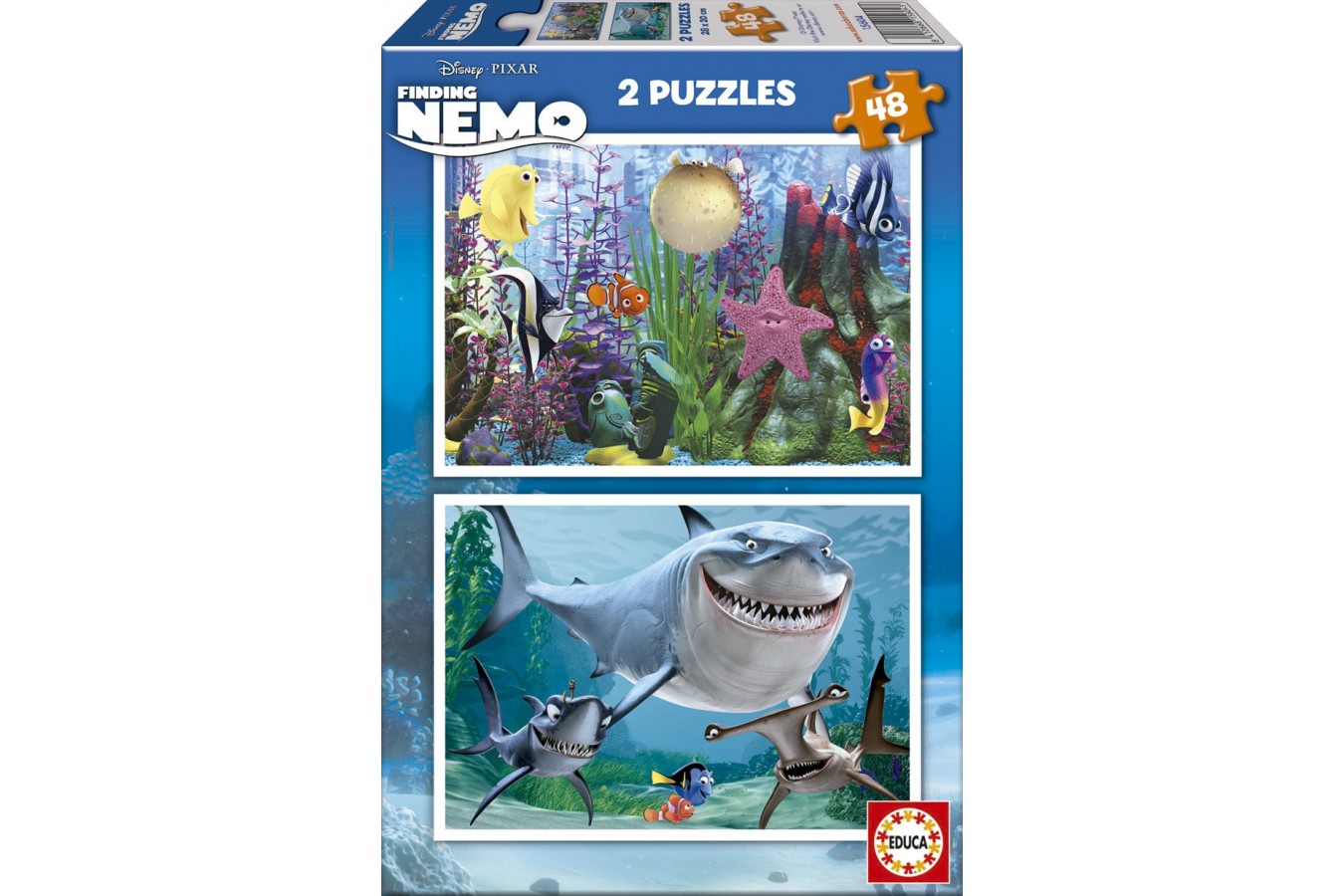 Puzzle Educa - Finding Nemo, 2x48 piese (15604)