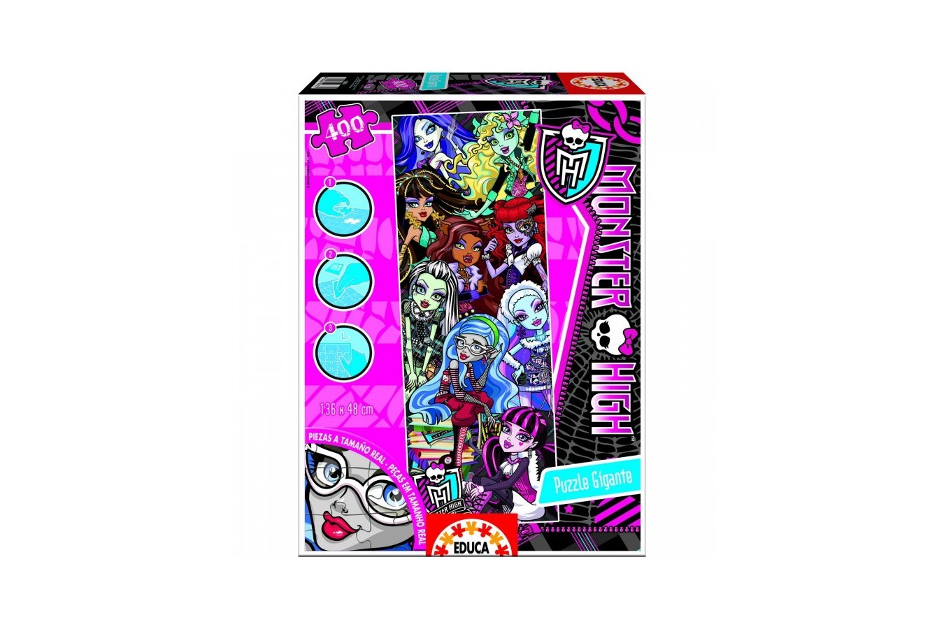 Puzzle Educa - Giant: Monster High, 400 piese (15633)