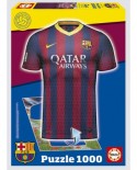 Puzzle Educa - FC Barcelona's shirt, 1000 piese (15759)