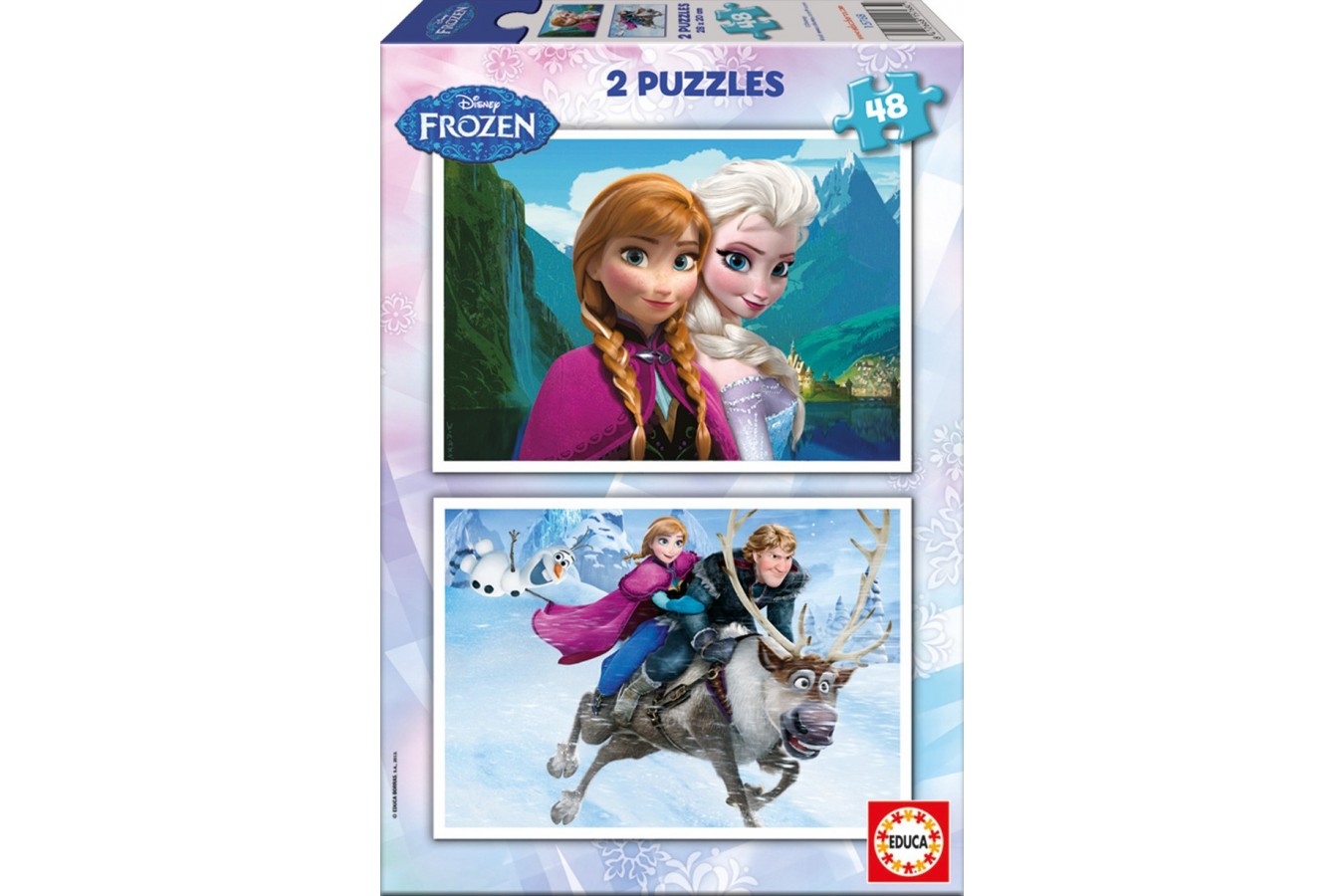 Puzzle Educa - Frozen, 2x48 piese (15768)