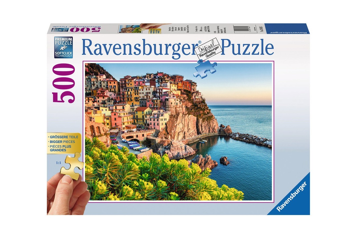 Puzzle Ravensburger - Italia Multicolora, 500 piese (13602)