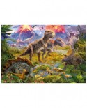 Puzzle Educa - Meeting of dinosaurs, 500 piese, include lipici puzzle (15969)