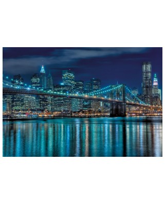 Puzzle Educa - New-York by Night, 1000 piese, include lipici puzzle (15978)