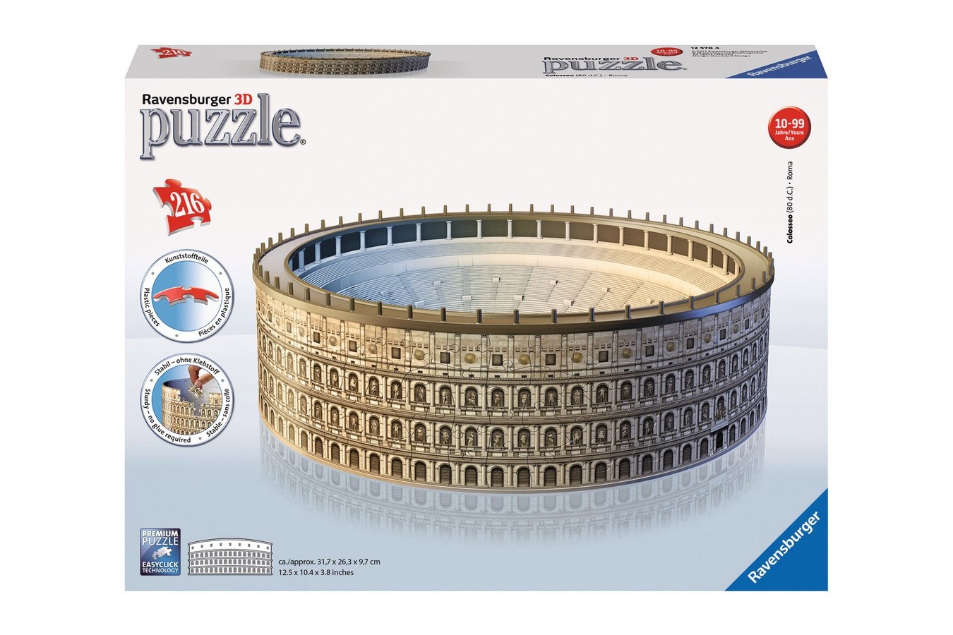 Puzzle 3D Ravensburger - Colosseum, 216 piese (12578)