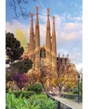 Puzzle Educa - Barcelona, Sagrada Familia, 1000 piese, include lipici puzzle (15986)