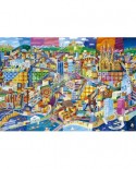 Puzzle Educa - Philip Stanton: Spain: Barcelona, 1500 piese (16001)