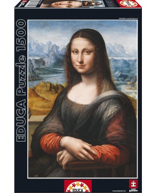Puzzle Educa - Leonardo De Vinci: The Mona Lisa of the Prado Museum, 1500 piese (16011)