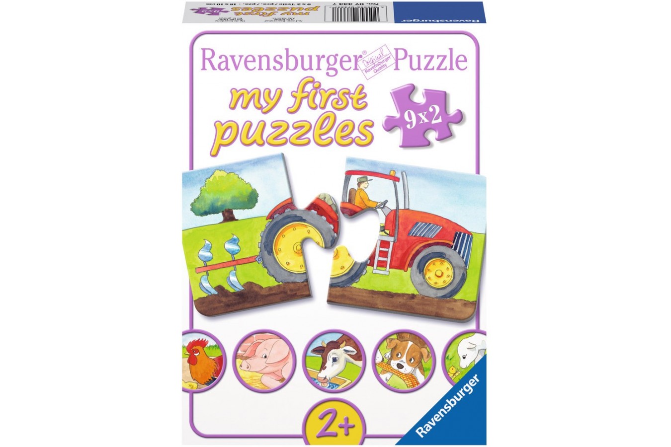 Puzzle Ravensburger - La Ferma, 9x2 piese (07333)