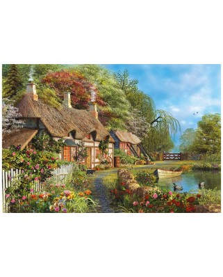 Puzzle Educa - Dominic Davison: Cottage At The Waterfront, 4000 piese (16323)
