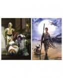 Puzzle Educa - Star Wars, 2x500 piese, include lipici puzzle (16523)