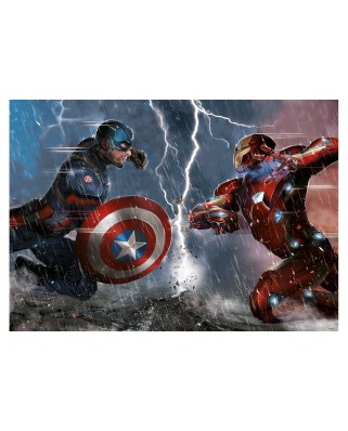 Puzzle Educa - Marvel - Captain America: Civil War, 1000 piese, include lipici puzzle (16703)