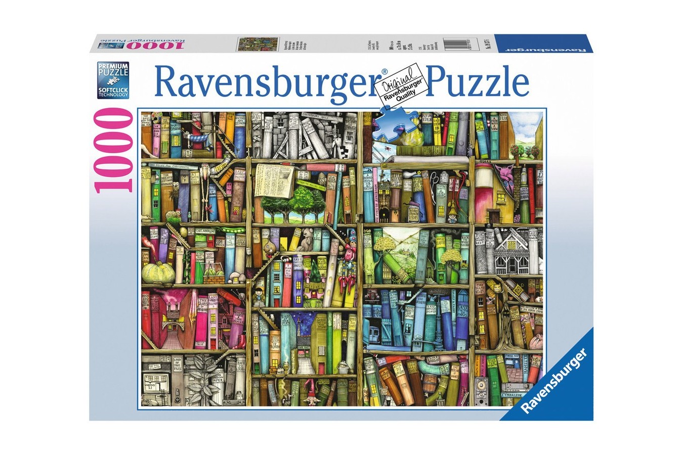 Puzzle Ravensburger - Colin Thompson: Libraria Bizara, 1000 piese (19137)