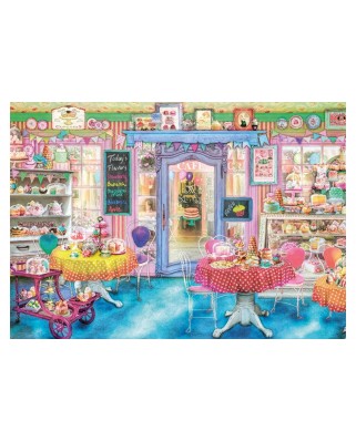Puzzle Educa - Aimee Stewart: Cake Shop, 1500 piese, include lipici puzzle (16769)