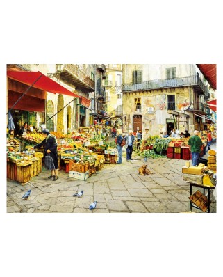 Puzzle Educa - La Vucciria Market, Palermo, 3000 piese (16780)