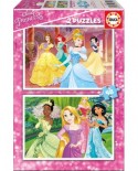Puzzle Educa - Disney Princess, 2x48 piese (16851)