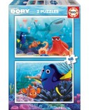 Puzzle Educa - Finding Dory, 2x48 piese (16879)