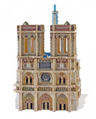 Puzzle 3D din lemn Educa - Notre-Dame de Paris, 148 piese (16974)