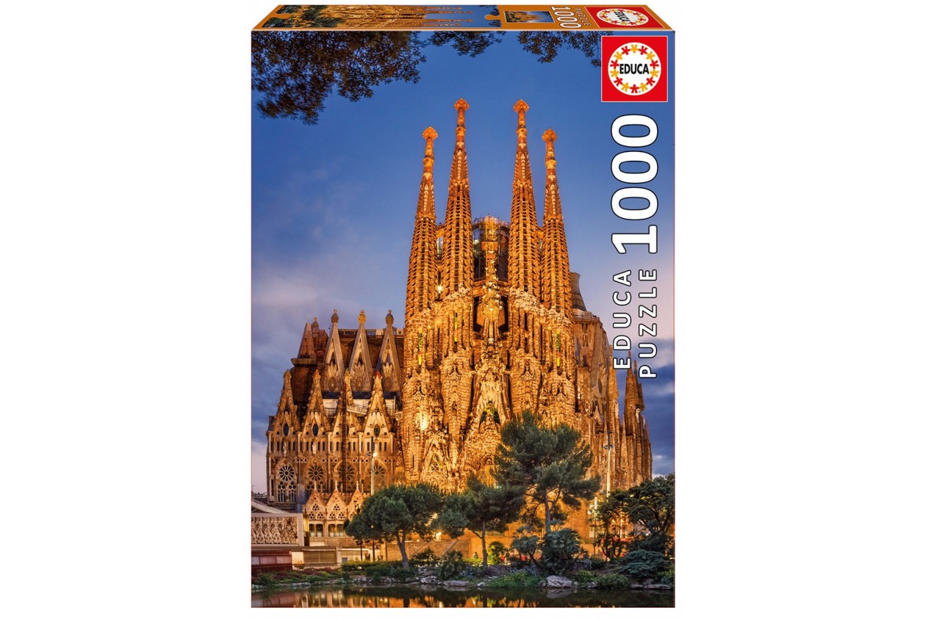 Puzzle Educa - Sagrada Familia, 1000 piese, include lipici puzzle (17097)