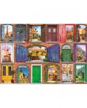 Puzzle Educa - Dominic Davison: Doors of Europe, 1500 piese, include lipici puzzle (17118)