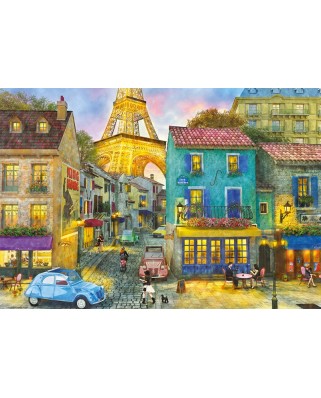 Puzzle Educa - Dominic Davison: Paris Streets, 1500 piese, include lipici puzzle (17122)