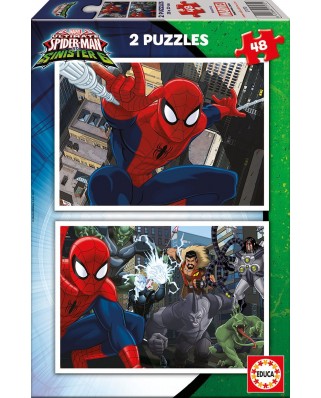 Puzzle Educa - Spider-Man, 2x48 piese (17170)