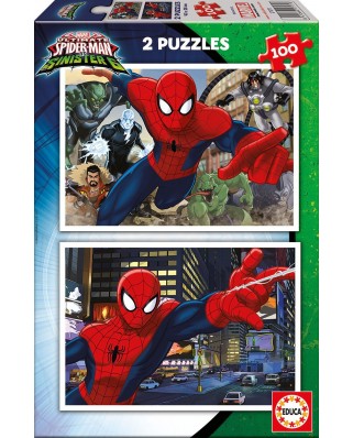 Puzzle Educa - Spider-Man, 2x100 piese (17171)