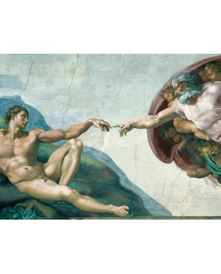 Puzzle Ravensburger - Michelangelo: Michelangelo - Crearea Lui Adam, 1000 piese (15540)