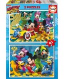 Puzzle Educa - Mickey and the Roadster Racers, 2x20 piese (17631)