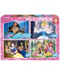 Puzzle Educa - Disney Princess, 50/80/100/150 piese (17637)