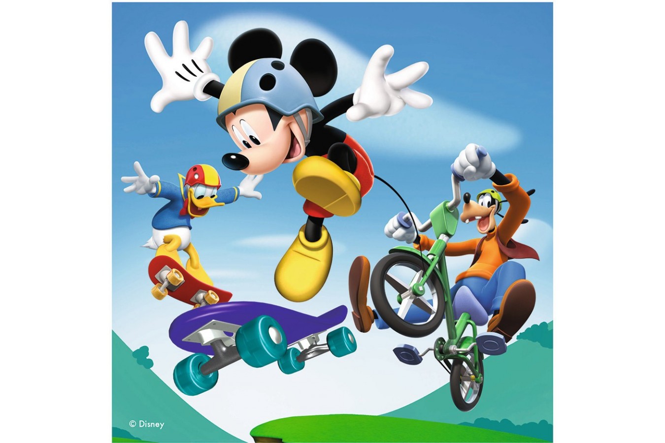 Puzzle Ravensburger - Mickey Si Prietenii, 2x25 piese (07214)