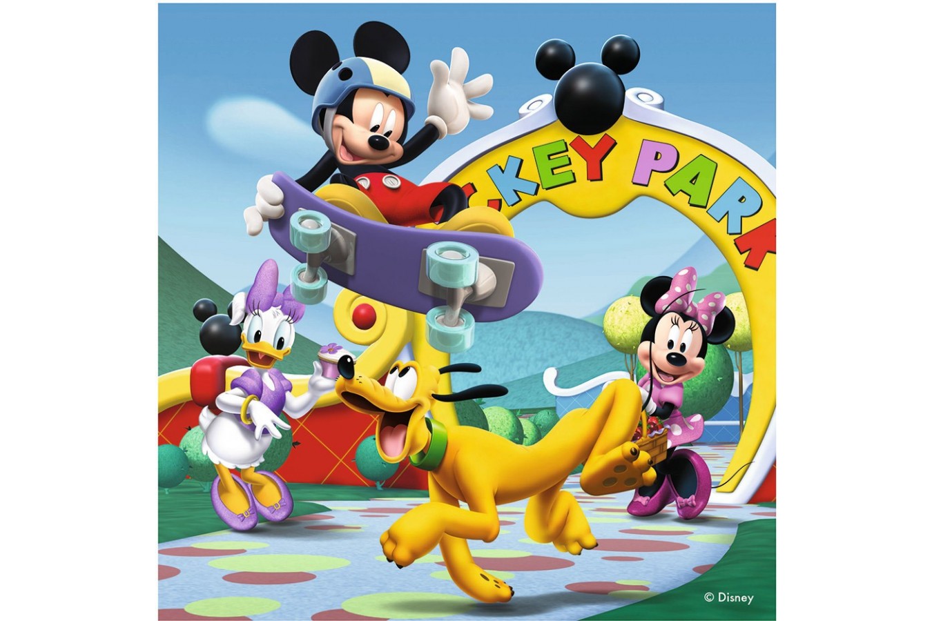 Puzzle Ravensburger - Mickey Si Prietenii, 2x25 piese (07214)