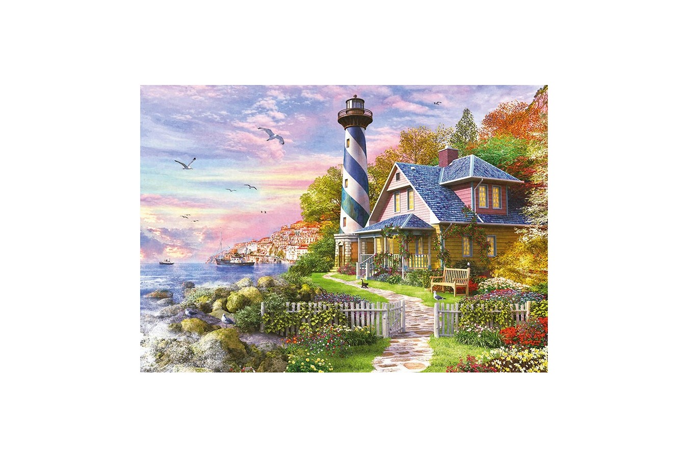 Puzzle Educa - Lighthouse at Rock Bay, 4000 piese (17677)